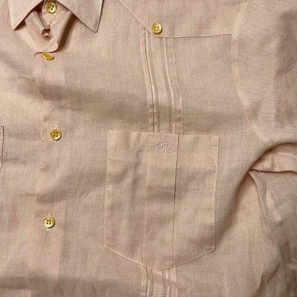 Oscar de la Renta Pink Vintage Button Up - Picture 5 of 9